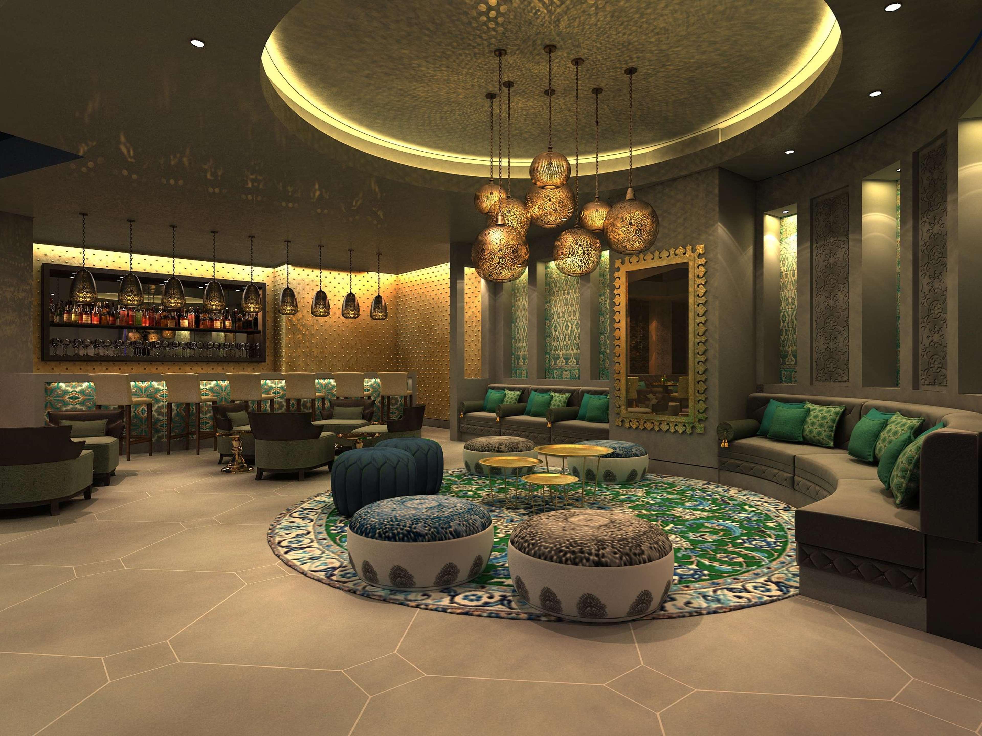 ホテル フェアモント アジュマーン エクステリア 写真 3D rendering of a lounge